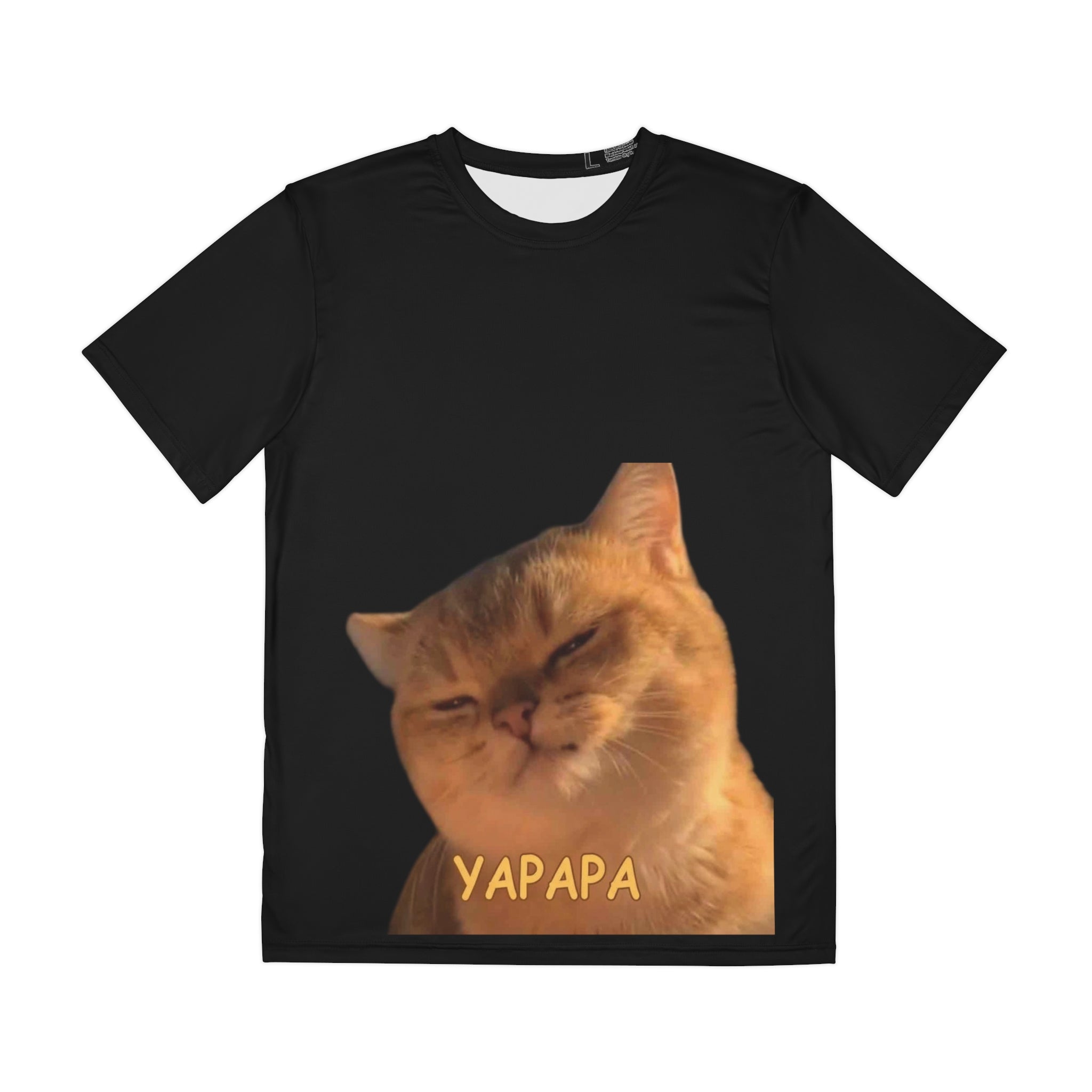 Cat Meme Tee — "YAPAPA" Funny Cat Graphic T-Shirt